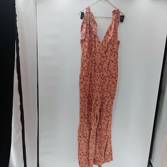 SANDRO Jumpsuit Women's (EU) 42 Sleeveless Linen Blend Floral Print V-Neck on tv - Picture 9 of 14